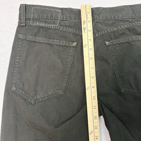 Rag & Bone Jeans Mens 32X34 Green Fatigue Cotton RB 15X Slim Straight Button Fly - Picture 10 of 11